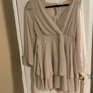 Mini long sleeve dress